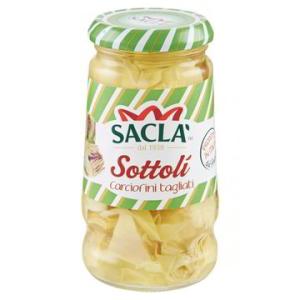 Gecshnittene Artischocken in Öl Saclà 4x80 Gr