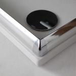 Box doccia angolare quadrato giada 90x90 cristallo opaco 
