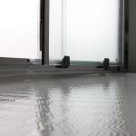 Box doccia angolare quadrato giada 90x90 cristallo opaco 