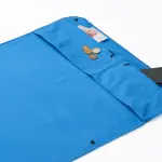 Serviettes de gymnastique avec compartiment zippé et clip magnétique, système antidérapant, multifonctionnel, Microfibre, 130 x 48 cm