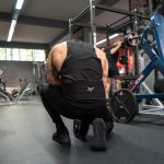 Cintura per sollevamento pesi, supporto lombare, cintura per palestra, bodybuilding, stacco, squat, deadlifts, esercizio fitness, per Uomo e Donna, Imbottita Neoprene