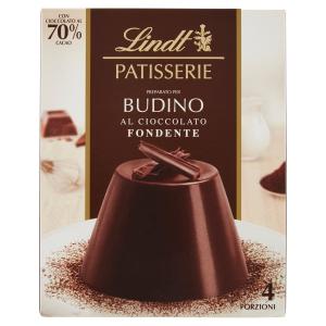Lindt Budino Cioccolato Fondente confezione da 95 g, 4 porzioni