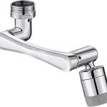 Schwenkbarer Wasserhahn mit 2 Sprühfunktionen, multifunktionale Küchenerweiterung, geeignet für 20 mm, 22 mm, 24 mm Außengewinde, schwenkbar um 1440°.