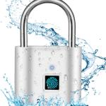 SPORWAY Cadenas à Empreinte Digitale – Étanche, Recharge USB, Sans Clé