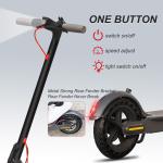 Elektroroller, 30 km Reichweite, 350W Motor, neu 2023 AOVOPRO, Elektroroller, ES80 M365, schwarz
