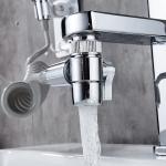 Deviatore adattatore per miscelatore con rubinetto, per doccia, lavatrice, 3 vie, acciaio inox, con adattatori