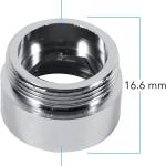 Deviatore adattatore per miscelatore con rubinetto, per doccia, lavatrice, 3 vie, acciaio inox, con adattatori