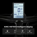 Elektrofahrrad für Erwachsene, 26 Zoll, City-Elektrofahrrad, mit Frontdämpfer, mit 500W Bafang Motor, abnehmbarer Samsung 48V 17.5AH Batterie, GUNAI GN26.