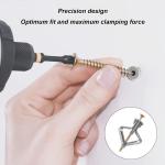 Kit Chevilles pour Placo - Nylon Haute Résistance avec Vis - 25 Pièces - diamètre du trou 10 mm