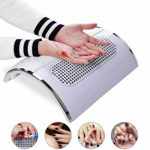 Aspiratore polveri, con 3 ventole, cuscino morbido, per nail art ricostruzione unghie, 34 cm