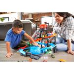 Autolavaggio Hot Wheels Ultimate con alligatore incl.1 macchinina cambia colore.