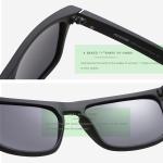 KDeam Sport Sonnenbrille, Herren Sonnenbrille, grüne Linse