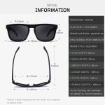 KDeam Sport Sonnenbrille, Herren Sonnenbrille, grüne Linse