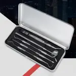 Set di Igiene Dentale in Acciaio Inossidabile - 5 Strumenti Essenziali