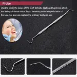 Set di Igiene Dentale in Acciaio Inossidabile - 5 Strumenti Essenziali