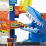 Hot Wheels City Parkgarage avec Shark Attack – Coffret de jeu + voiture