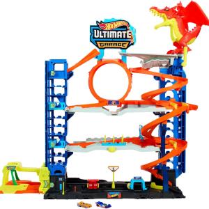 Hot Wheels City Ultimate Garage – Coffret avec voitures 1:64