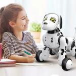 RoboDog Dimei 9007 der intelligente Roboterhund, 2,4 g Funksteuerung, weiß rosa