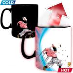 Tazza Dragon Ball, cambia colore, 460 ml, Goku VS Buu