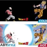 Tazza Dragon Ball, cambia colore, 460 ml, Goku VS Buu
