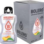 Bolero Drinks pêche, 24 Sachets 9g, poudre soluble préparation pour boisson fraîche dans l'eau, 72 grammes édulcorée à la stévia