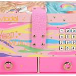 Coffret à bijoux avec code et son, modèle TopModel, Depesche