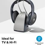 Sennheiser Wireless TV-Kopfhörer mit Ladestation Schwarz RS1208EU