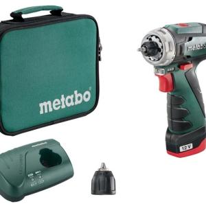 Metabo Bohrschrauber PowerMaxx BS Basic inkl. 1 x Akku + Koffer