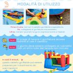 Aire de jeux gonflable pour enfants de 3 à 8 ans avec toboggan et piscine