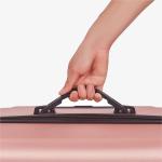 Set mit 4 Reisekoffern Roségold, AREBOS