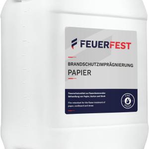 FEUERFEST® Brandschutz-Imprägnierung - Anti-Feuer Spray für Papier, Pappe und Stroh - 500ml