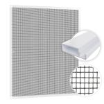 Moustiquaire de fenêtre, rideau anti-mouche, anti insectes, avec cadre en aluminium, blanc ou anthracite