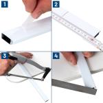 Moustiquaire de fenêtre, rideau anti-mouche, anti insectes, avec cadre en aluminium, blanc ou anthracite