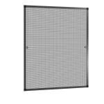 Moustiquaire de fenêtre, rideau anti-mouche, anti insectes, avec cadre en aluminium, blanc ou anthracite