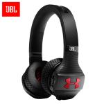 Kopfhörer, JBL Under Armour Train The Rock, Bluetooth Wireless, für Sport, Laufen, Fitnessstudio, Freisprechen mit Mikrofon, tiefe Bässe, schwarz-rot, Original