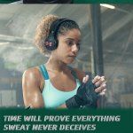 Kopfhörer, JBL Under Armour Train The Rock, Bluetooth Wireless, für Sport, Laufen, Fitnessstudio, Freisprechen mit Mikrofon, tiefe Bässe, schwarz-rot, Original