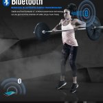 Kopfhörer, JBL Under Armour Train The Rock, Bluetooth Wireless, für Sport, Laufen, Fitnessstudio, Freisprechen mit Mikrofon, tiefe Bässe, schwarz-rot, Original