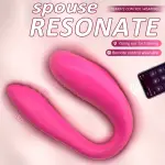 Vibromasseur pour femme, sans fil, jouets pour adultes, pour couples, charge USB, avec double stimulation