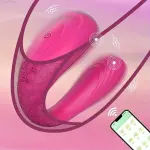 Vibromasseur pour femme, sans fil, jouets pour adultes, pour couples, charge USB, avec double stimulation