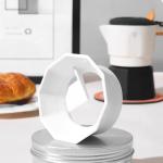 Distributeur de Café Moka, Distributeur de Café Moka, compatible avec Bialetti, Anneau de Dosage Entonnoir Doseur pour Moka