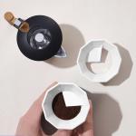 Distributeur de Café Moka, Distributeur de Café Moka, compatible avec Bialetti, Anneau de Dosage Entonnoir Doseur pour Moka