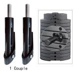 Stack Pin, Drops Set, 7.8 mm, goupille automatique pour réduire le poids, maximise votre puissance, libère votre potentiel, couleur noire