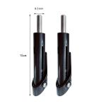 Stack Pin, Drops Set, 9.5 mm, goupille automatique pour réduire le poids, maximise votre puissance, libère votre potentiel, couleur noire