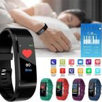 Smartwatch per Sport, Gym, Fitness e altr 115 attività, bluetooth, Android e iOS, cardiofrequenzimetro, conta passi, conta calorie, nero