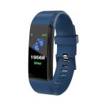 Smartwatch für Sport, Fitness, Fitness und andere 115 Aktivitäten, Bluetooth, wasserdicht, Pulsmesser, Schrittzähler, Kalorienzähler, blau