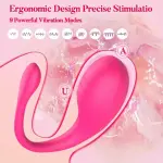 Vibratore per Donna con 10 modalità, controllo remoto con App dal tuo Telefono, conessione Bluetooth, Sex Toys adulto