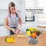 Cesto per frutta, porta frutta da tavolo, moderno creativo pieghevole, in acciaio inox, per dispensa e decorazione da tavola