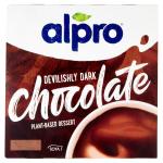 Alpro Dessert dunkle Schokolade 4x125gr