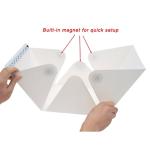 Mini studio fotografico Portatile con luci led, dimensione 23 x 23 x 24cm