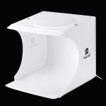 Mini studio fotografico Portatile con luci led e foro superiore 24 x 23 x 23cm 550 ML